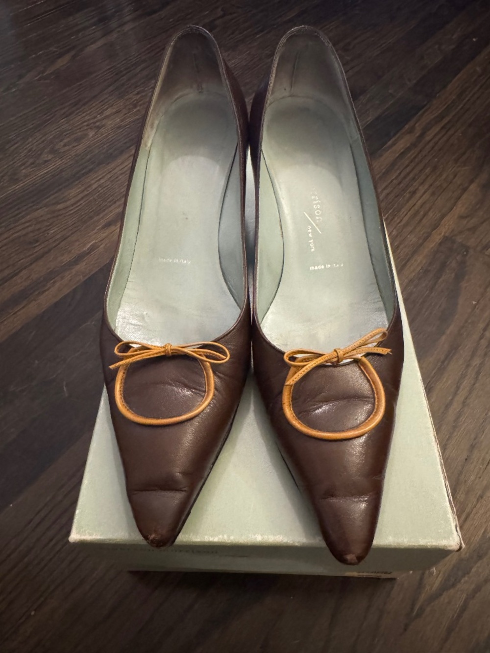 Vintage Sigerson Morrison Brown Pumps